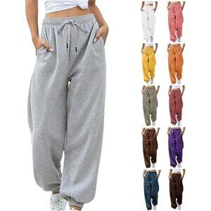 Womens Sweatpants 2024 High Waisted Baggy Sweatpants Joggers Sport Active